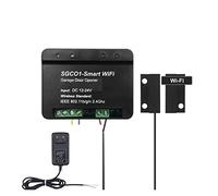 3CH Smart WiFi Garage Door Opener Controller, APP Remote Control da qualsiasi luogo, nessun hub necessario, registrazione della cronologia/imposta timer/programma (sensore di alimentazione 1CH)