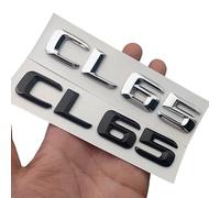 3D ABS Chrome CL55, CL63, CL65 Car Trunk Letters Sticker Emblem Badge Accessories(Chrome,CL65)
