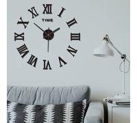 3D Acrylic Digital Wall Clock Roman Numerals Design Mirror Wall Clock Fashion La