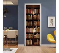 3d Adesivi Per Porte Scaffale Murale Autoadesivo Decorazione Della Casa Adesivi Murali Camera Da Letto Soggiorno Adesivi Artistici Rimovibili-95x215 cm