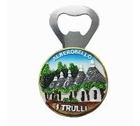 3D Alberobello Trulli Italia frigorifero magnete apribottiglie regalo souvenir casa e cucina adesivo magnetico decorazione Alberobello Trulli Italia frigorifero magnete collezione
