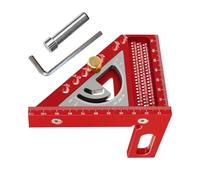 3D Angle Measuring Ruler, Angle Triangle Gauge, Aluminum Alloy Tool, Precision Layout Instrument, Beginner Professional Use, Crafting Enthusiast Workshop Accessory