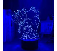 3D Anime Night Light Dr Stone Led Light per la decorazione della camera da letto Nightlight Kids Manga Room Lampada da tavolo Dr Stone Regalo di compleanno 7 colori
