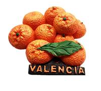 3D Arancione di Valencia Spagna Frigorifero, casa e Cucina Decorazione Sticker, Spagna Valencia Frigorifero Magnete turistica Souvenir Gift