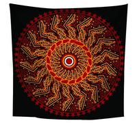 3D Arazzo Da Parete Stile Boho Mandala 130X150 Tessuto Poliestere Microfibra Grande Appeso A Parete Copriletto,Arazzi Psichedelico Arte Per Decorazioni Camera Da Letto Dorm Soggiorno,P11