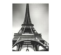 3D Art Brick Puzzle 141Pcs Mattoni Block Puzzle Creativo DIY Building Blocks Nero Parigi Torre Eiffel Stampato