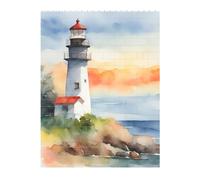 3D Art Brick Puzzle 141Pcs Mattoni Block Puzzle Creativo FAI DA TE Building Blocks Faro Stampato