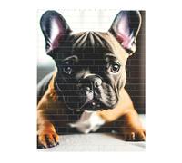 3D Art Brick Puzzle 141Pcs Mattoni Block Puzzle Creativo FAI DA TE Building Blocks Francese Bulldog Stampato