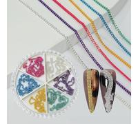 3D Art Decoration Catene Metallo Punk Accessori Unghie Fornitura Per Le Donne Manicure Suggerimenti