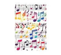 3D Art mattone Block Puzzle Creativo Building Blocks Decorazione Computer Puzzle Colorato Note Musicali Stampa 37 Pezzi