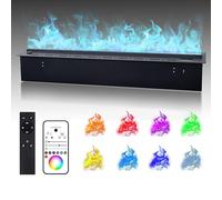 3D Atomized Electric Fireplace,Multiple Colors And Flame Adjustment,App/Remote/Touch Control, Automatic Water Filling, 3mm Ultra-thin Panel(150cm/59inch)