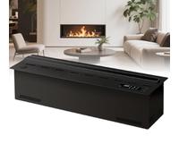3D Atomizing Electric Fireplace/9 Adjustable Light Effects& 5 Flame Sizes, One-Button Drainage And Water Filling, Vapor Fireplace Recessed For Bedroom/Office(120cm/47.24in)