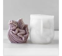 3D Baby Angel Silicone Mold for Candles & Soap | Realistic DIY Silicone Molds | Cute Moldes para Velas | Scented Candle Molds, Home Decor, Gift Making,2ps,F175