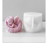 3D Baby Angel Silicone Mold for Candles & Soap | Realistic DIY Silicone Molds | Cute Moldes para Velas | Scented Candle Molds, Home Decor, Gift Making,5ps,F176