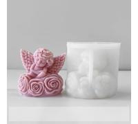 3D Baby Angel Silicone Mold for Candles & Soap | Realistic DIY Silicone Molds | Cute Moldes para Velas | Scented Candle Molds, Home Decor, Gift Making,3ps,F178