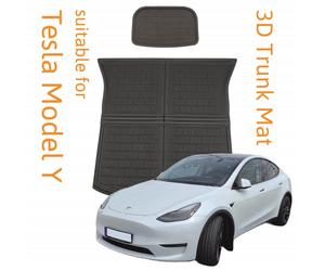 3D Bagagliaio + Unterbodenmatte Adatto A per Tesla Modello Y / Performance