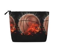3D Basket Impermeabile Grande Capacità con Cerniera Viaggio di Lavoro Viaggio Casa Multifunzionale Makeup Bag Storage Bag Coin Purse, Nero , Taglia unica