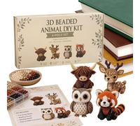 3D Bead Animal Craft Kit DIY Handmade Jewelry Making Set For Beginners