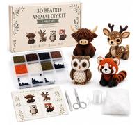 3D Beaded Animal DIY Kit, Kit fai da te per animali con perline 3D