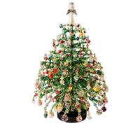 3D Beaded Christmas Tree - DIY Craft Kit | Tabletop Decor, Glitter Beads