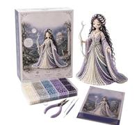 3D Beading Kit - Goddess Figure Craft | DIY Decorative Sculpture Set