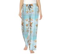 3d Bella Estate Marittima Delle Donne Pigiama Pantaloni Pantaloni Lounge Pantaloni Sdraiati Sul Divano In Un Weekend Pigro, Nero , L