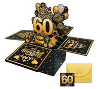 3D Biglietto Auguri Compleanno 60,Biglietto Pop Up Compleanno,Biglietto Auguri 3D,Biglietto Compleanno Divertente,Biglietti Compleanno,Biglietto Auguri 60 Anni,Biglietto Auguri 60 Anni Donna,