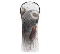 3d Bird Parrot Branches Golf Club Head Cover Premium Accessori in Pelle con Numero Tag per Driver Fairway Legno Ibridi copertura para carro de golf
