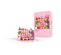 3D Birthday Cards - Primavera Egg Bunny, Keepsake Card with design, Message Card with sentiment, Greeting Accessory, high-quality foldable material, Heartfelt Note for teachers, friends, family, wife