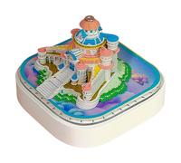 3D Blocco note | Decorazione della casa Castello da favola 3D, calendario d'arte divertente con intaglio di carta | Per Natale, vacanze, compleanno, studio, soggiorno, genitori, bambini