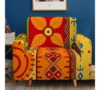 3D Bohemia Mandala Copridivano Collezione Copridivano Elasticizzato per Soggiorno Poltrona Divano Fodera per Divano Fodera Elastica Sofa Cover 1/2/3/4 Posti (Stile 5, 1 Posto 90-140 cm)