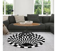 3D Bottomless Hole Optical Illusion Area Tappeto Tappeto Tappetino Decor