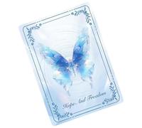 3D Butterfly Tarot Card - 12 Pack Dynamic Tarot, 3D Visual Card with Flying Butterfly Effect, Paper Greeting Flashcard Set with Decorative Design, Collectible Gift for Women Girls Study