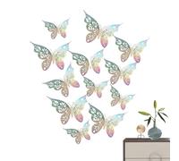 3D Butterfly Wall Decor - 3 misure Butterfly Wall Stickers, Butterrfly Decorations Removable Wwall Stickers | Removable Waall Sticker for Kids Nursery Bedroom Classroom Wedding Decor
