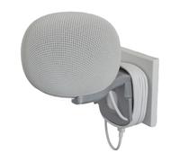 3D Cabin Supporto a spina compatibile con Google Home Smart Speaker (grigio) | staffa gestione cavi integrata, per modello G99E5
