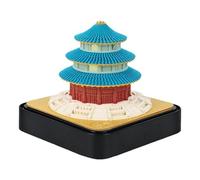 3D Calendar 2026, Desk Time Piece Calendar 2026, Tear Away Time Piece Calendars 3D Memo Pad, New Paper Carving Art Memo Pad Notepad Gift with LED Light, DIY Paper Carving Gift (F)