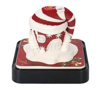 3D Calendar 2026, Desk Time Piece Calendar 2026, Tear Away Time Piece Calendars 3D Memo Pad, New Paper Carving Art Memo Pad Notepad Gift with LED Light, DIY Paper Carving Gift (#B)