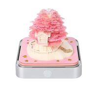 3D Calendar 2026, Desk Time Piece Calendar 2026, Tear Away Time Piece Calendars 3D Memo Pad, New Paper Carving Art Memo Pad Notepad Gift with LED Light, DIY Paper Carving Gift (M)
