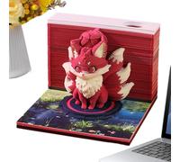 3D Calendar 2026, Weekly 365 Days Tear-Away Planner, Cute Paper Art Memo Pad, Decorative Desk Organizer for Home Office School Classroom Family Student Teacher