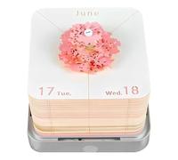3D Calendar | Flower Tear Away Notepad Calendar 2026 | Memo Pad Arts and Crafts Desktop Accessories for Birthday, Christmas, Kids, Adults, Home, Office, School, and Family Planning