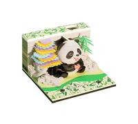 3D Calendar | Memo Books 3d Calendar Art Panda | Cute Paper Sculpture Calendars | Panda Design Memo For School Classroom Home Teacher Commute Christmas Holiday