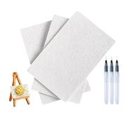 3D Canvas Paper Sponge - Painting Paper Kit, 3D Foam Texture Crafts | Paint Pen For Birthday Greeting Cards Travel Projects Kids Children Funny Art Activities School Classroom Creative DIY Supplies