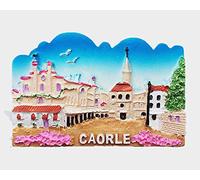 3D Caorle Adriatico Mare Italia souvenir magnete frigo, casa e cucina decorazione Caorle Adriatico Italia frigorifero magnete adesivo