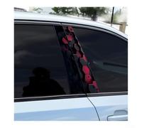 3D Car B-Pillar Decal 50x25cm Waterproof Scratch Resistant(D) | 3D geometric pattern, waterproof PET material, scratch resistant per surface, 50x25cm size, sun per proof colors