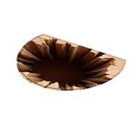 3D Carpet Mat - Illusion Pattern, Soft Texture, Anti Skid Backing, Semi Round Construction Feature, Visual Depth Enhancement Design | Decorative Flooring Accessory Durable Home Accent Lounge Bath Hall