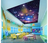 3D Carta Da Parati Estetico Tridimensionale Cielo Stellato Universo | Facile da Installare Ideale per Decorazioni di Lusso su Misura Uffici Soggiorni Camere Letto Pareti Dietro il TV-250cm×170cm