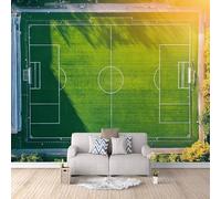 3D Carta Da Parati Fotografica Campo Da Calcio TNT Murale alla moda Decorazione Ristorante Soggiorno Tv Parete Camera Letto Decorazione Della Parete-100x70cm