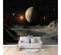 3D Carta Da Parati Fotografica Cielo Stellato Dell'universo TNT Murale alla moda Decorazione Paesaggi Alieni Ristorante Soggiorno Tv Parete Camera Letto Decorazione Della Parete Murali-350x256cm
