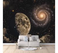 3D Carta Da Parati Fotografica Corpi Celesti TNT Murale alla moda Decorazione Stella Ristorante Soggiorno Tv Parete Camera Letto Decorazione Della Parete Murali-150x105cm