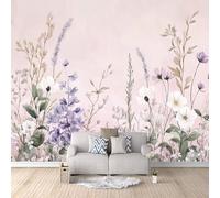 3D Carta Da Parati Fotografica Dipingere Fiori TNT Murale alla moda Decorazione Arte Minimalista Ristorante Soggiorno Tv Parete Camera Letto Decorazione Della Parete Murali-400x280cm